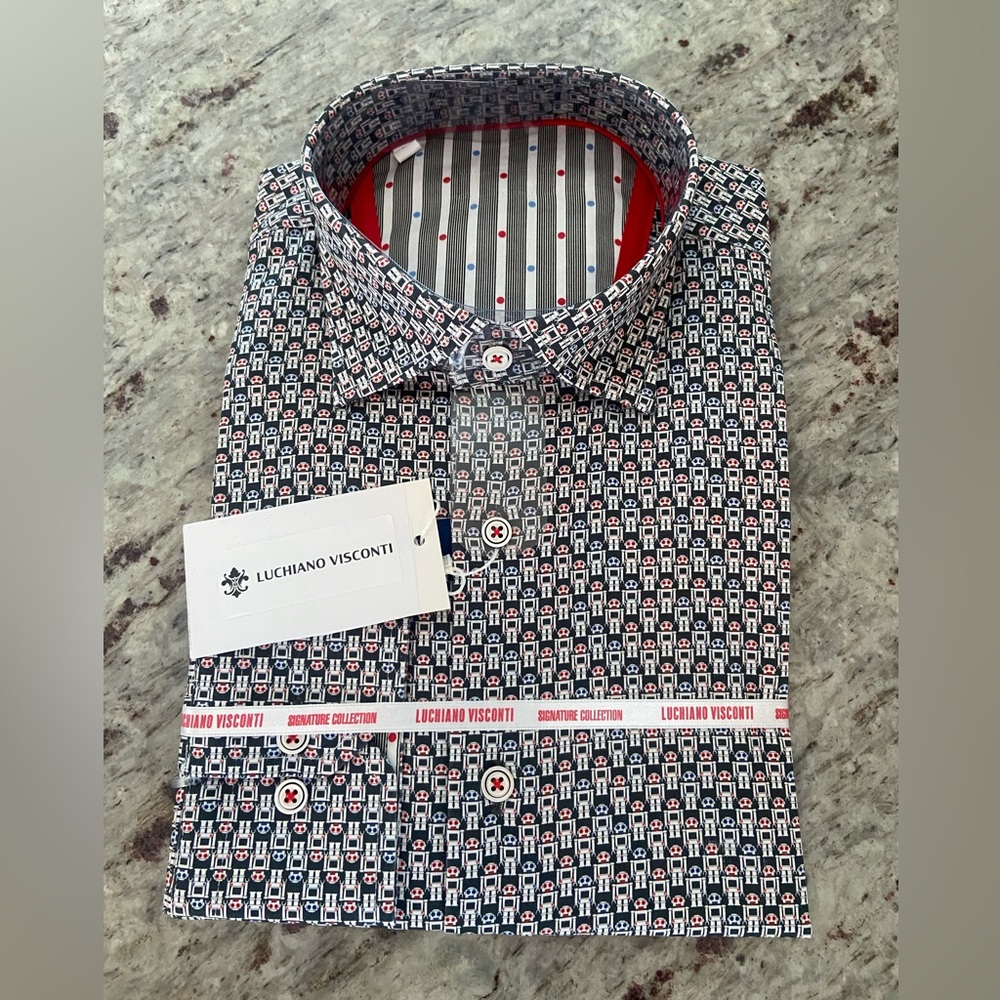 Luchiano Visconti men’s dress shirt (large)